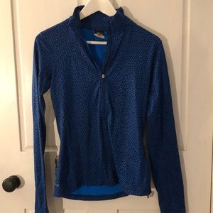 Athletic half zip top